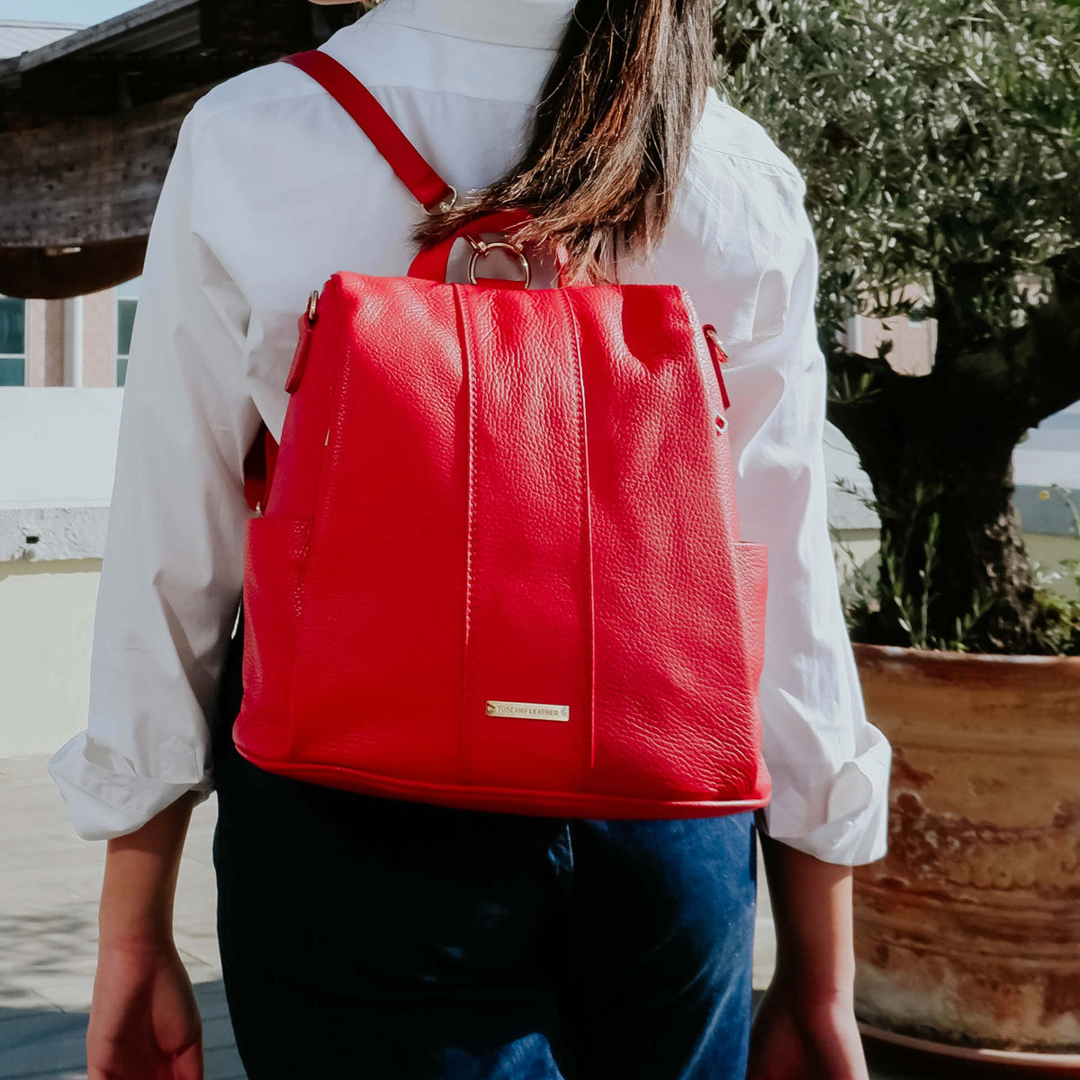 TL Bag Soft leather backpack