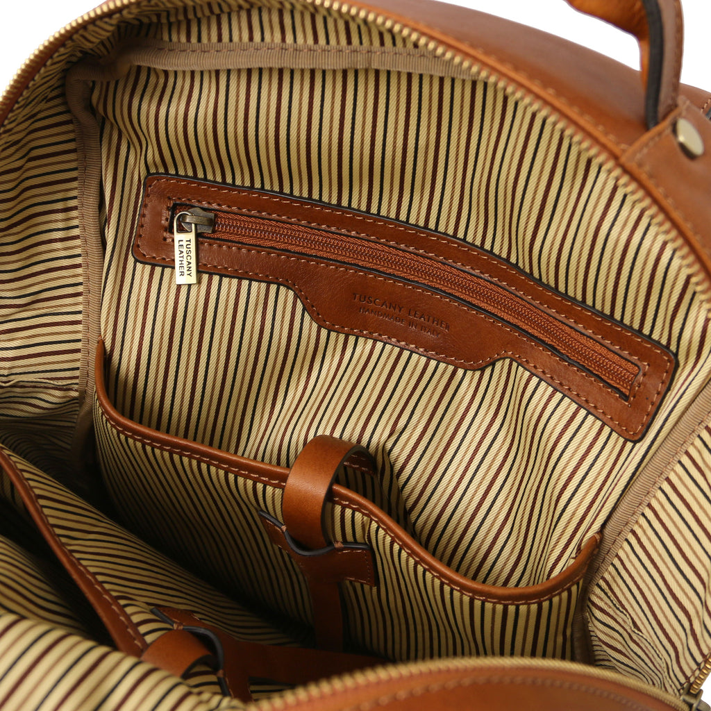 Melbourne Leather laptop backpack