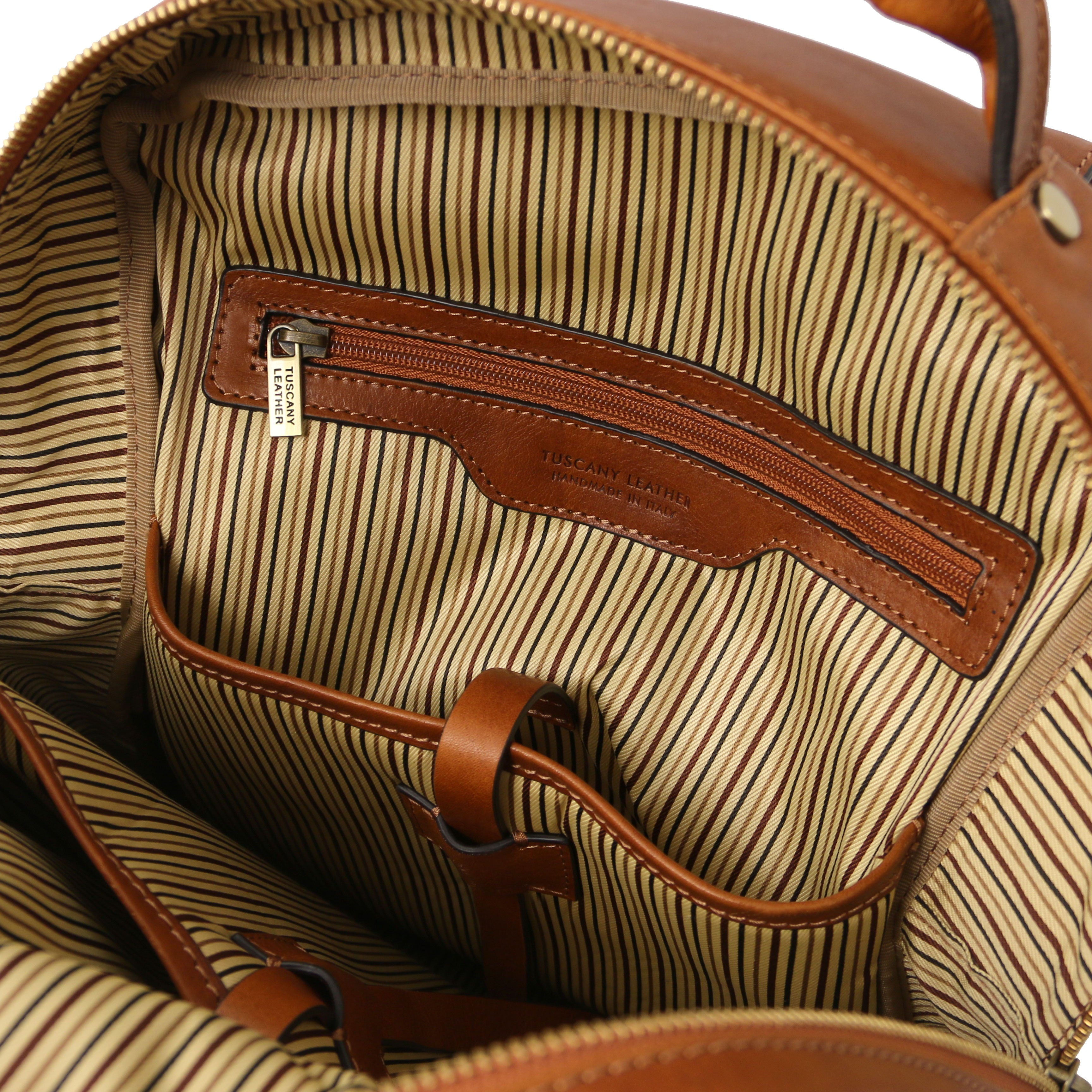 Melbourne Leather laptop backpack
