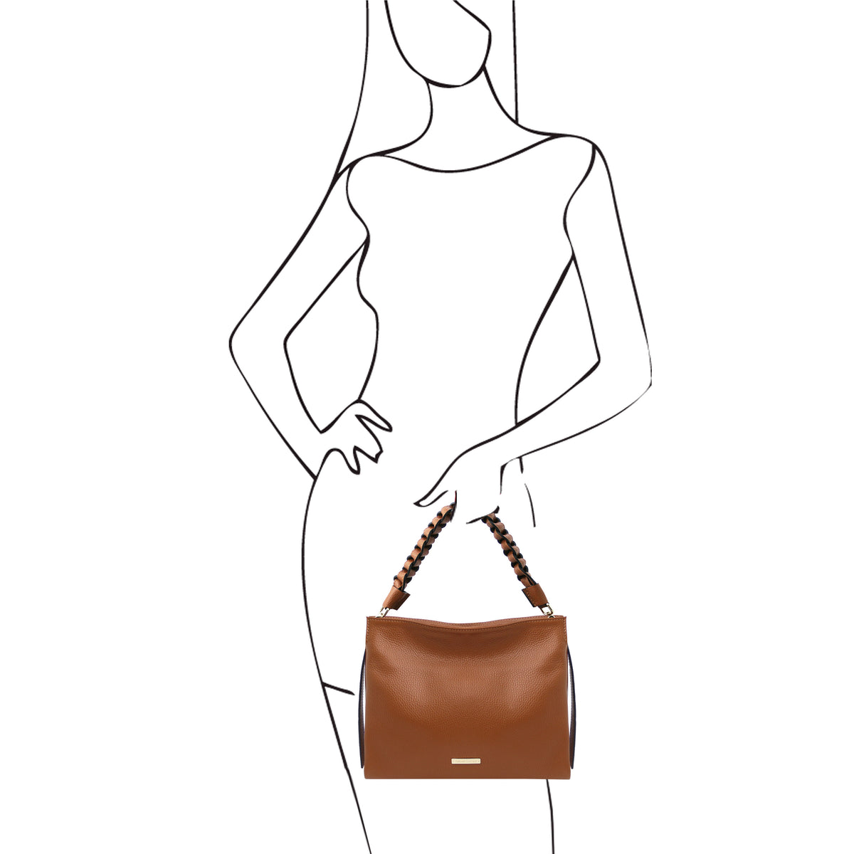 TL Bag Soft leather shoulder bag