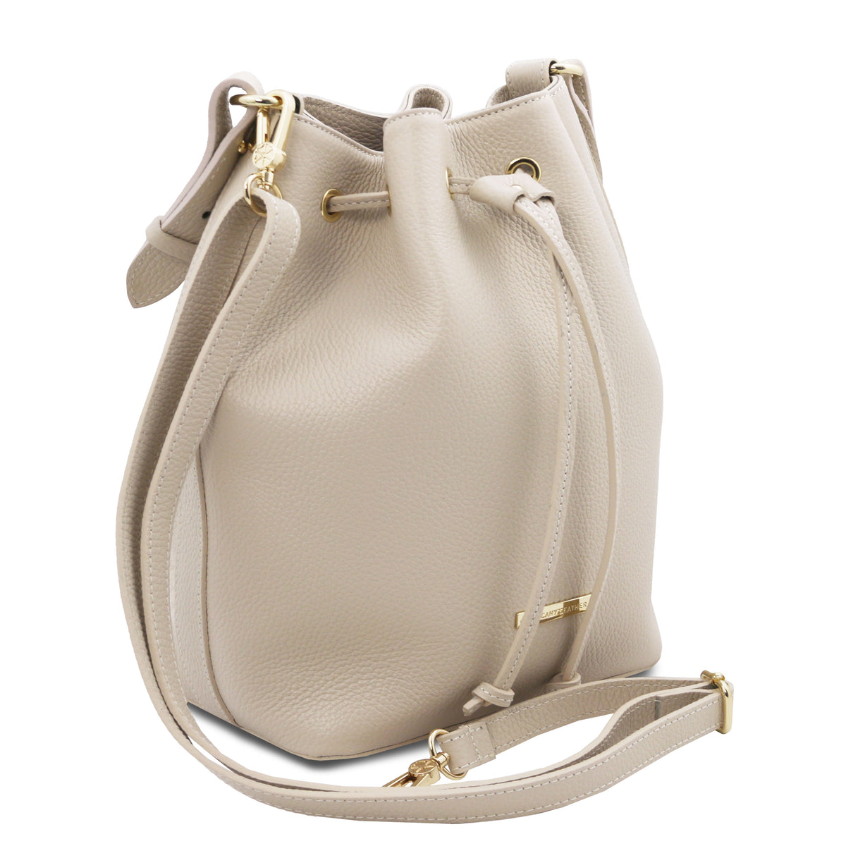 TL Bag Leather bucket bag