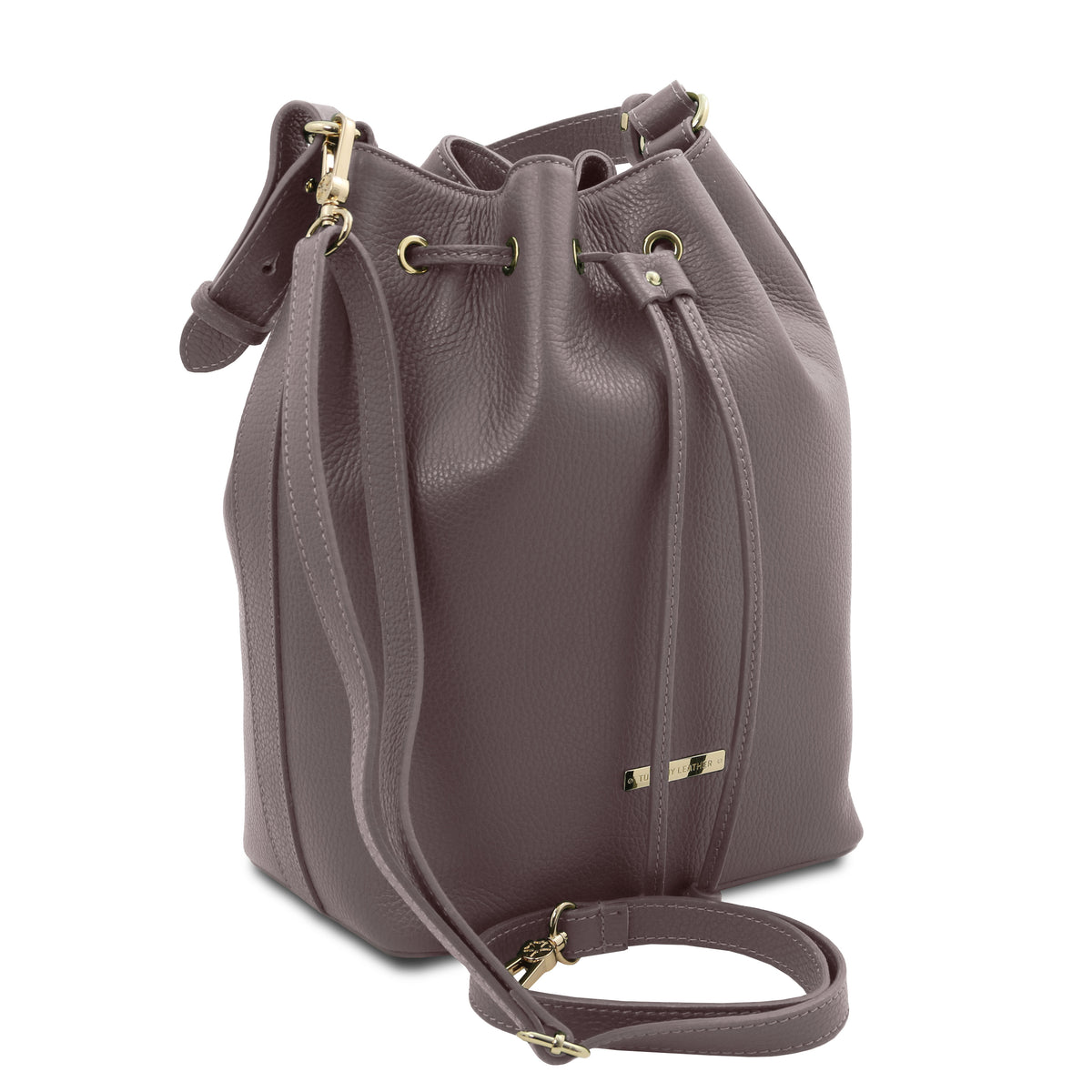 TL Bag Leather bucket bag