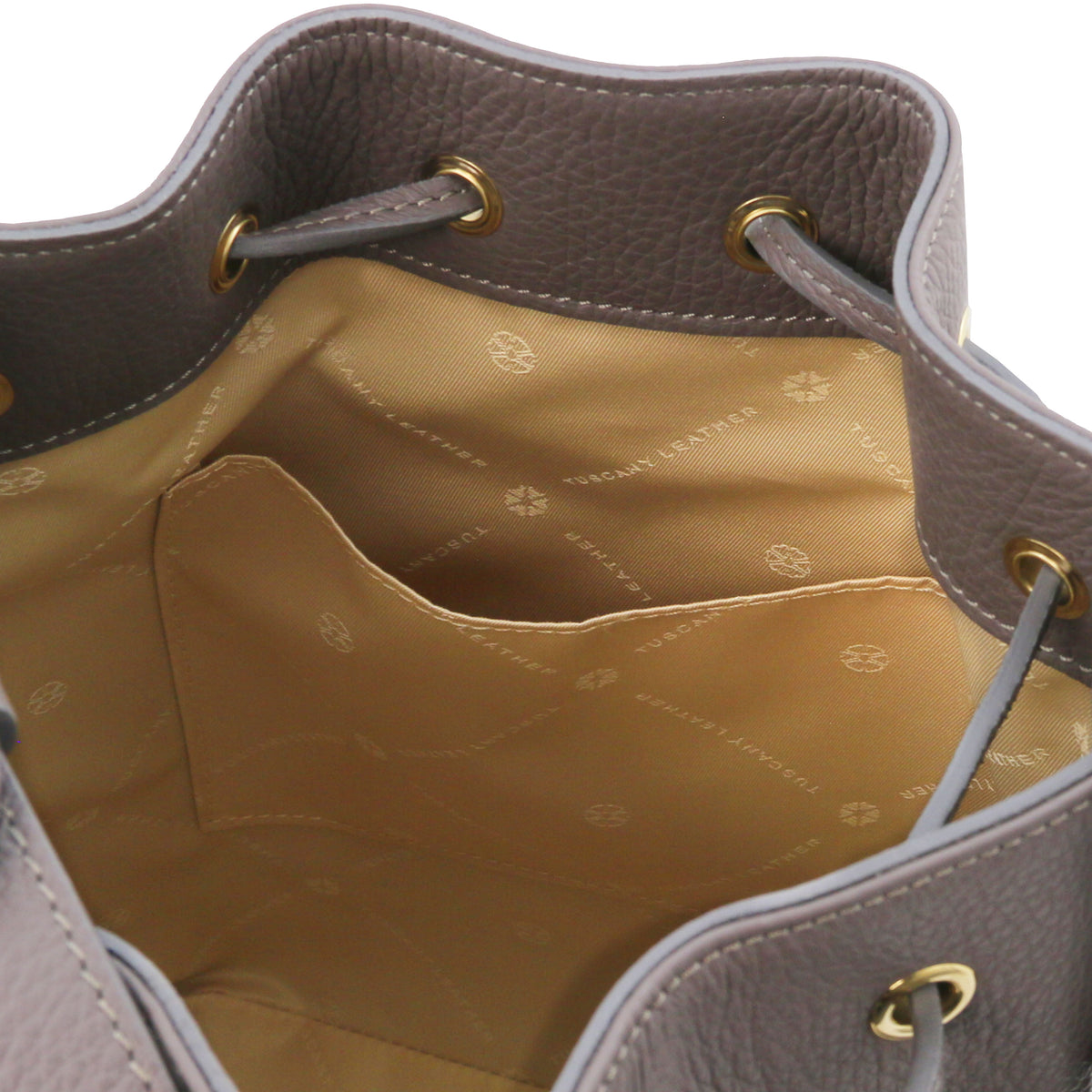 TL Bag Leather bucket bag