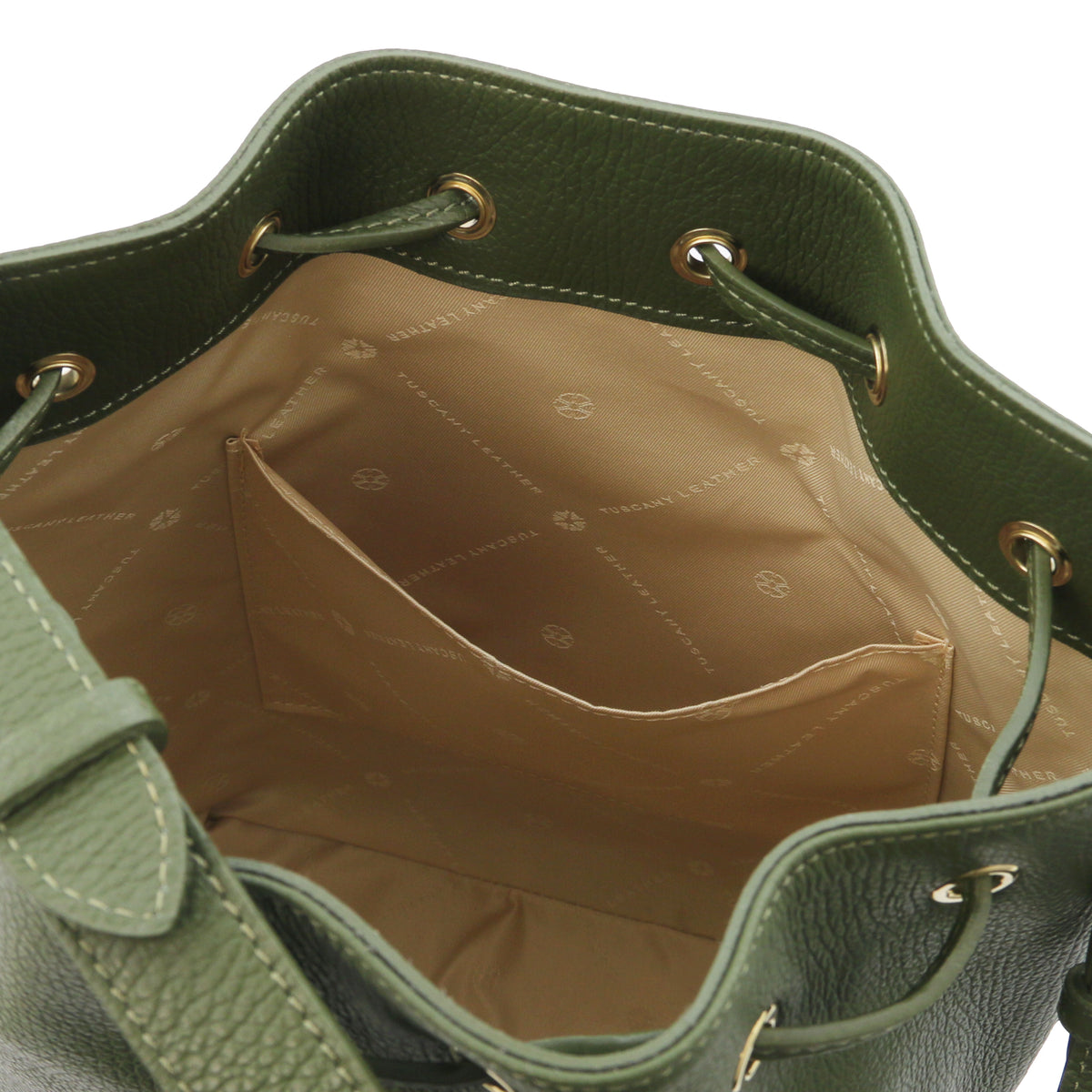 TL Bag Leather bucket bag