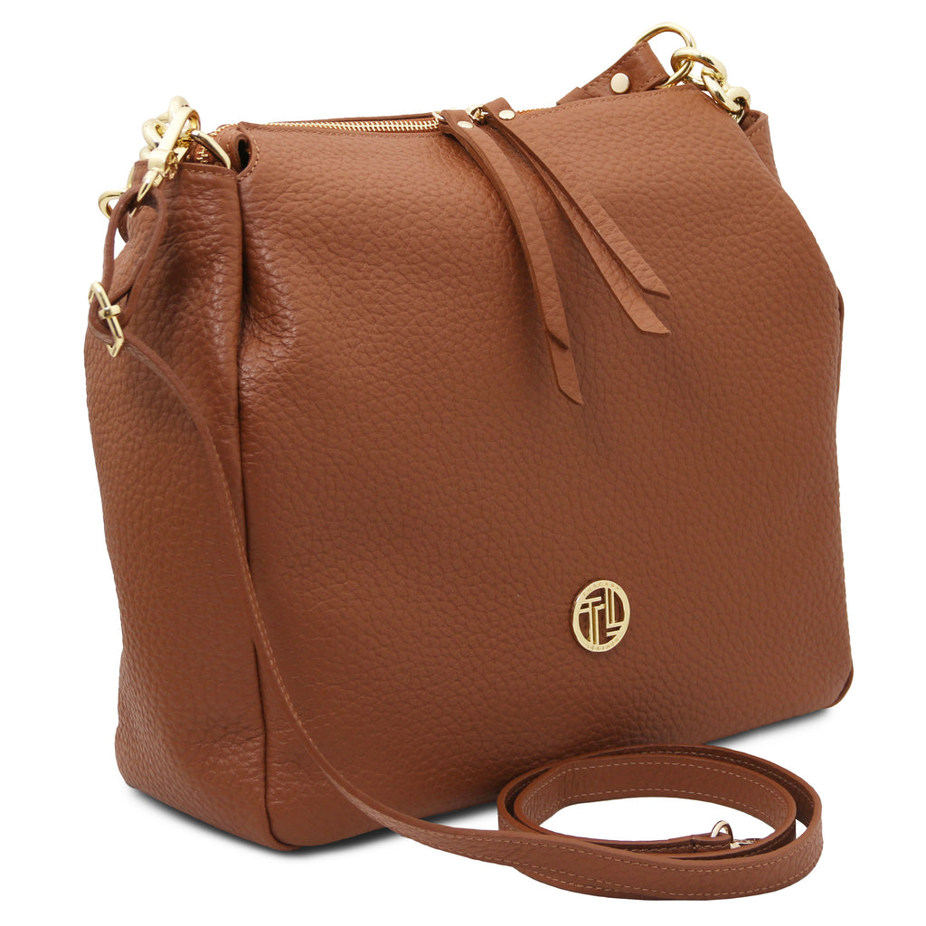 Amy Soft leather shopping bag