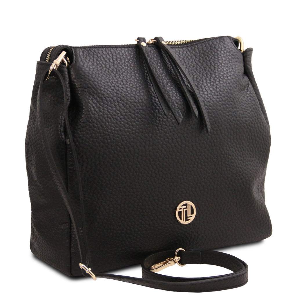 Amy Soft leather shopping bag