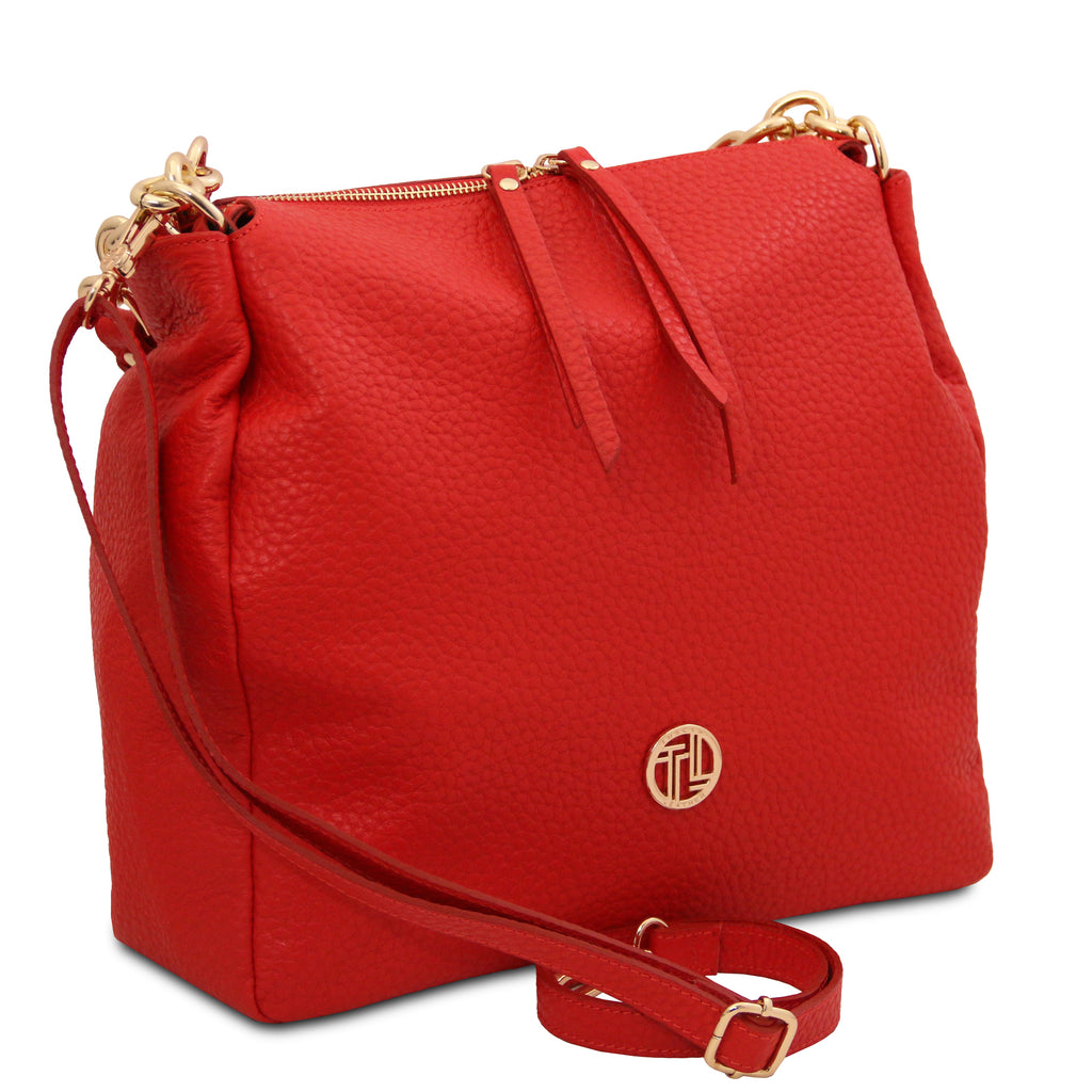 Amy Soft leather shopping bag