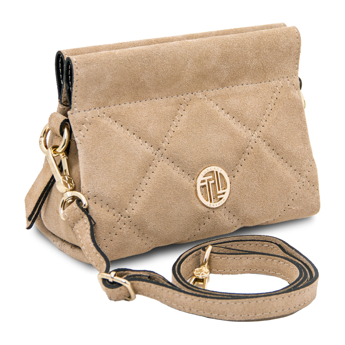 Eloise Suede leather shoulder bag