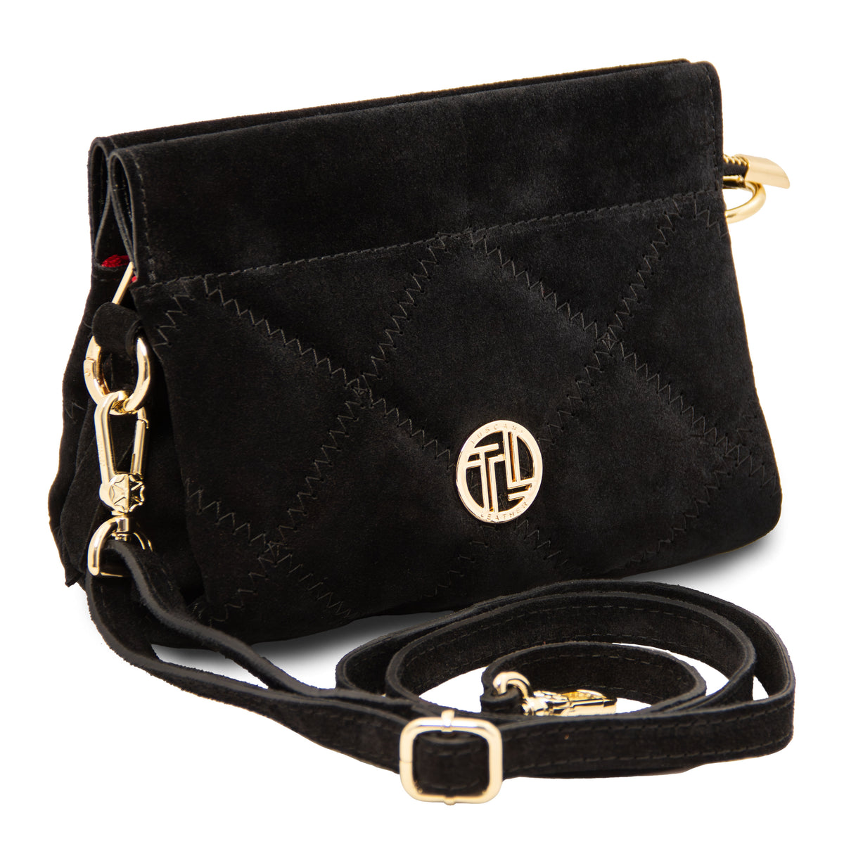 Eloise Suede leather shoulder bag
