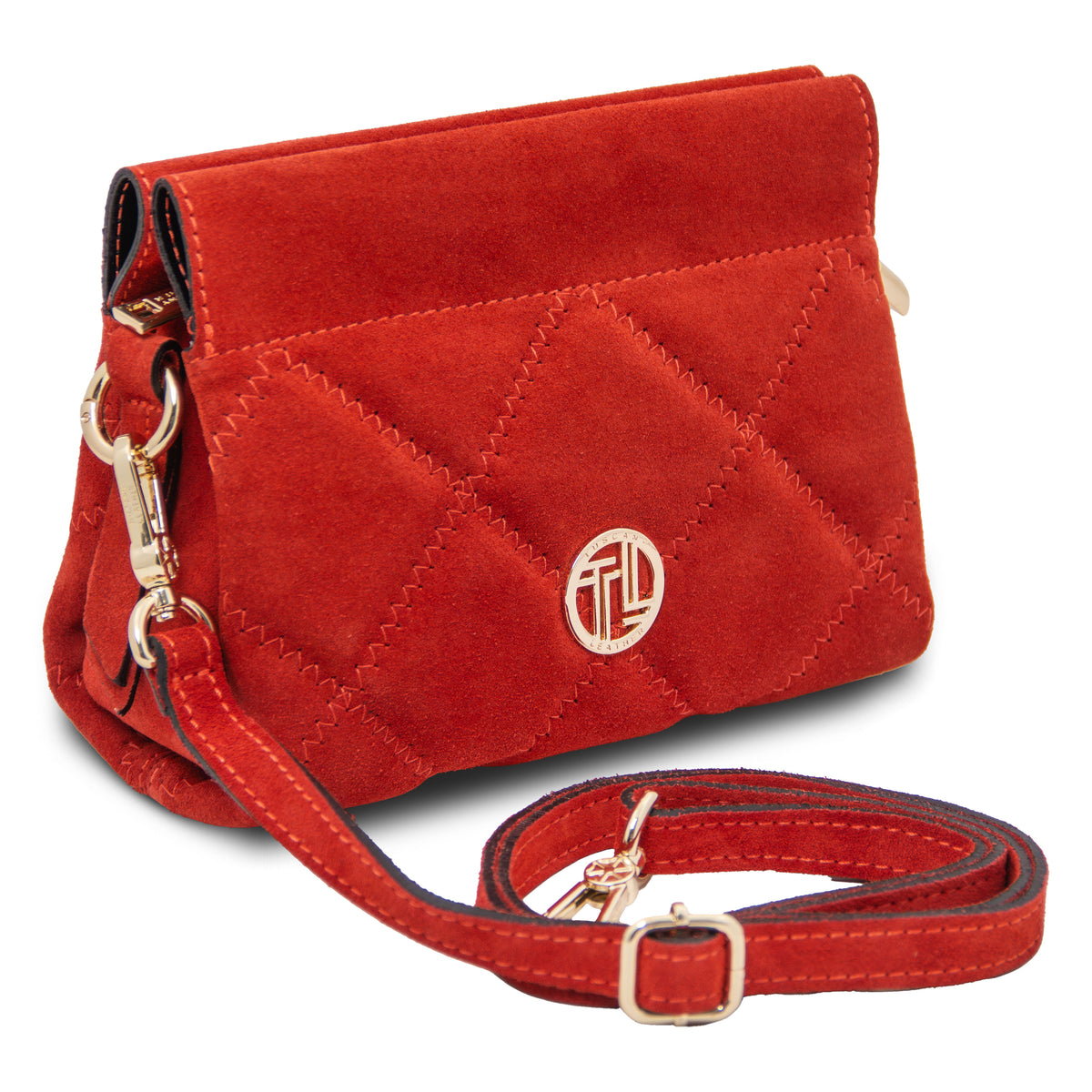 Eloise Suede leather shoulder bag