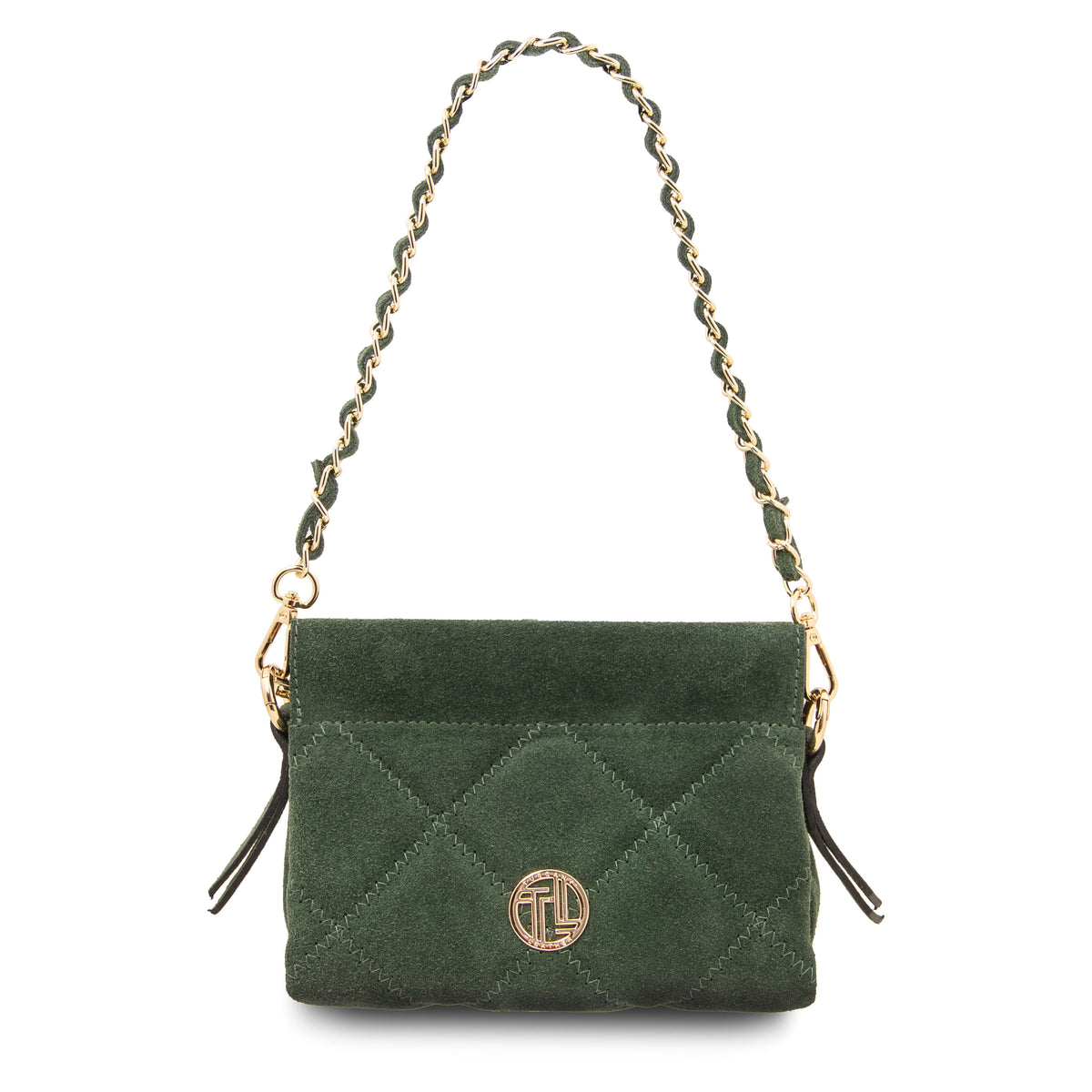 Eloise Suede leather shoulder bag