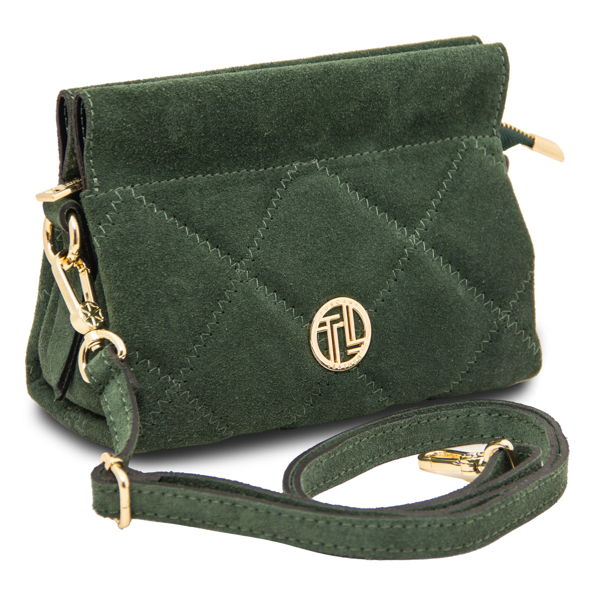 Eloise Suede leather shoulder bag