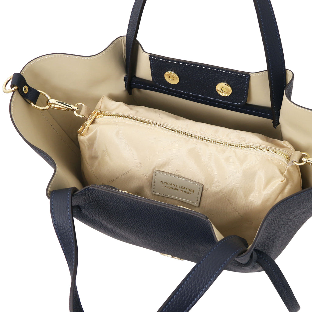 Legame Leather shopping bag - Large size