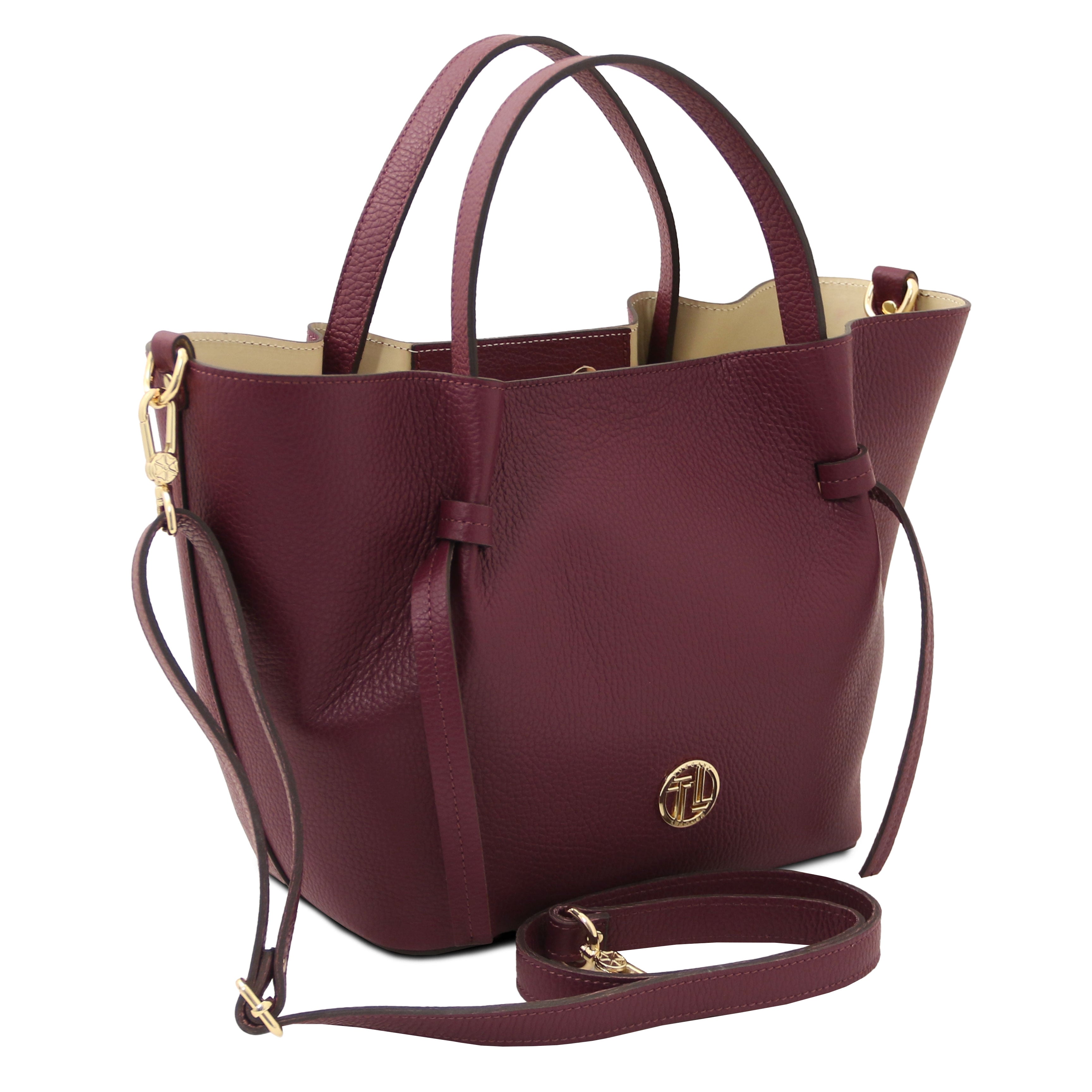 Legame Leather shopping bag - Large size