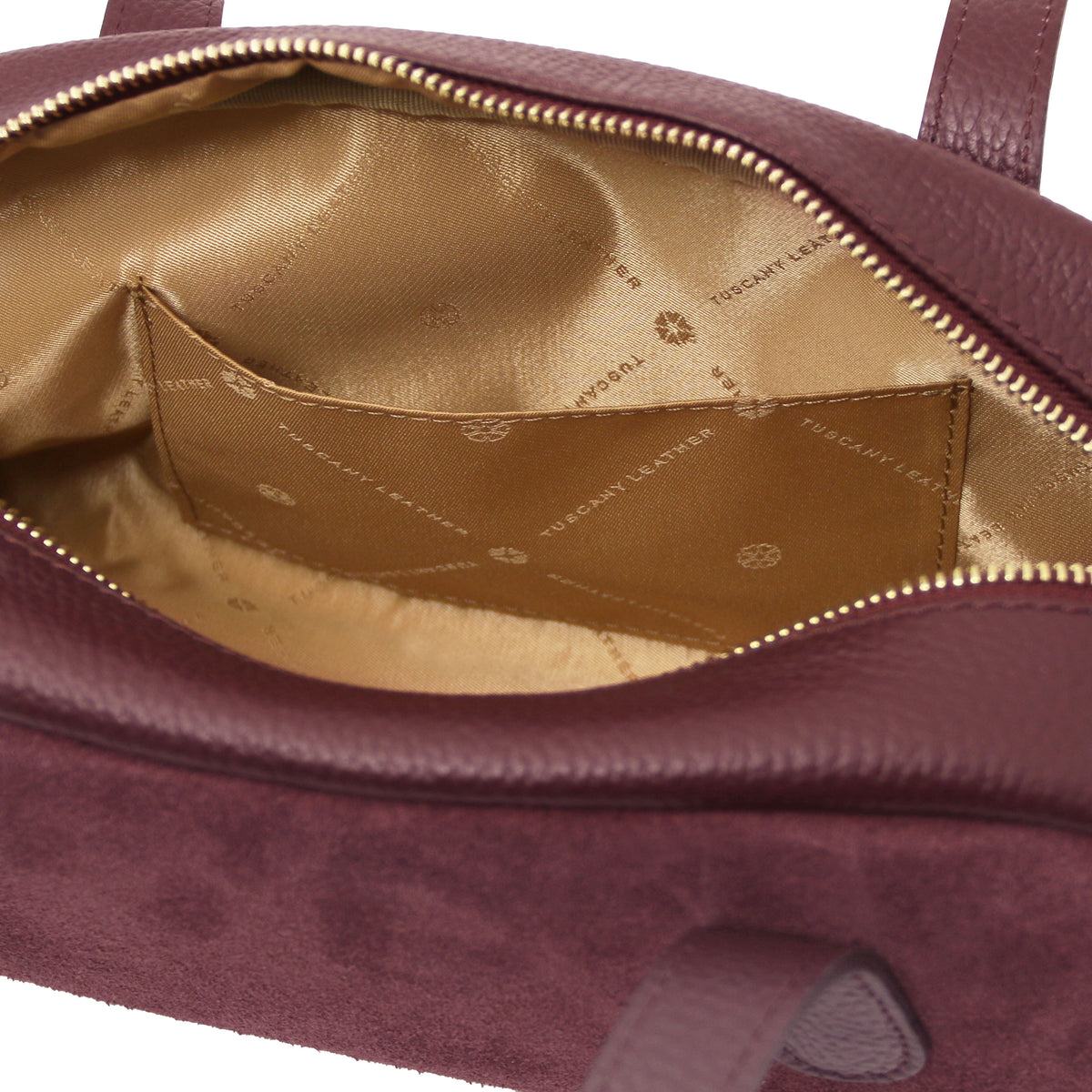 Eclaire Suede leather shoulder bag