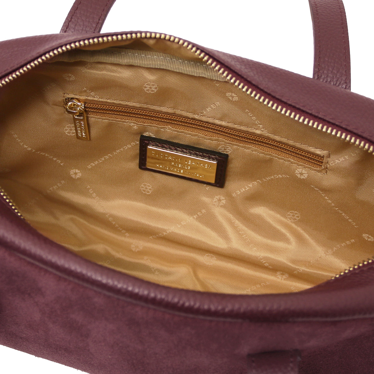 Eclaire Suede leather shoulder bag