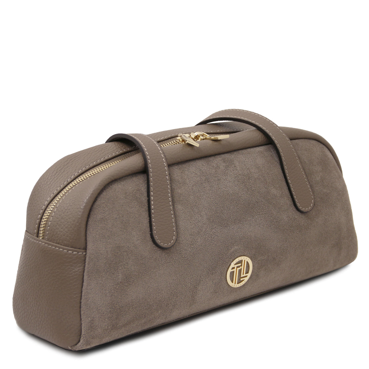 Eclaire Suede leather shoulder bag