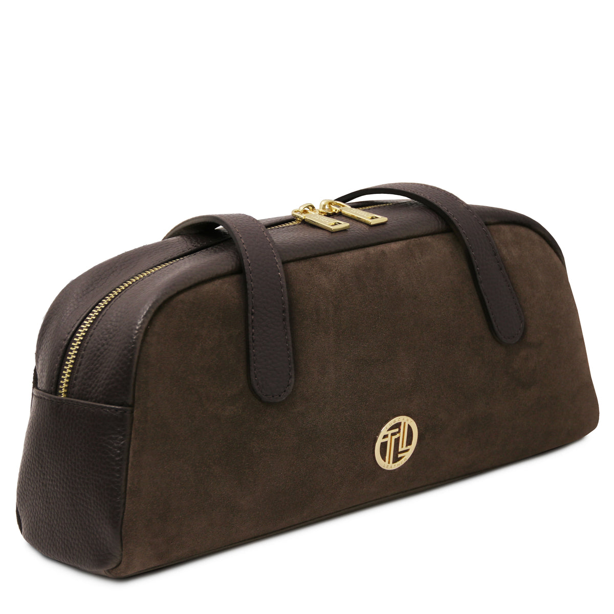 Eclaire Suede leather shoulder bag