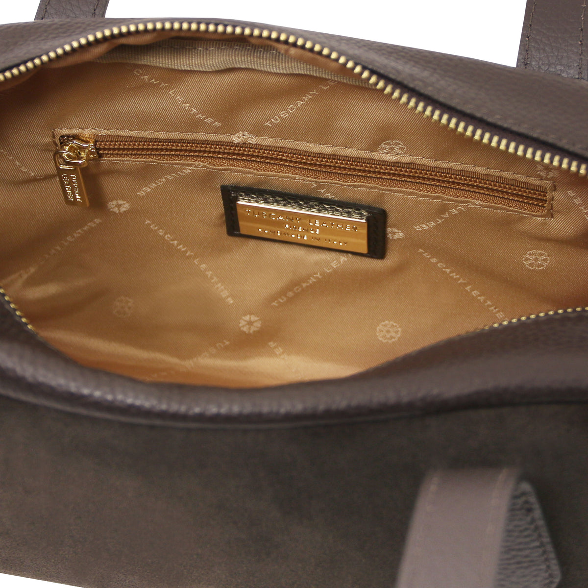Eclaire Suede leather shoulder bag
