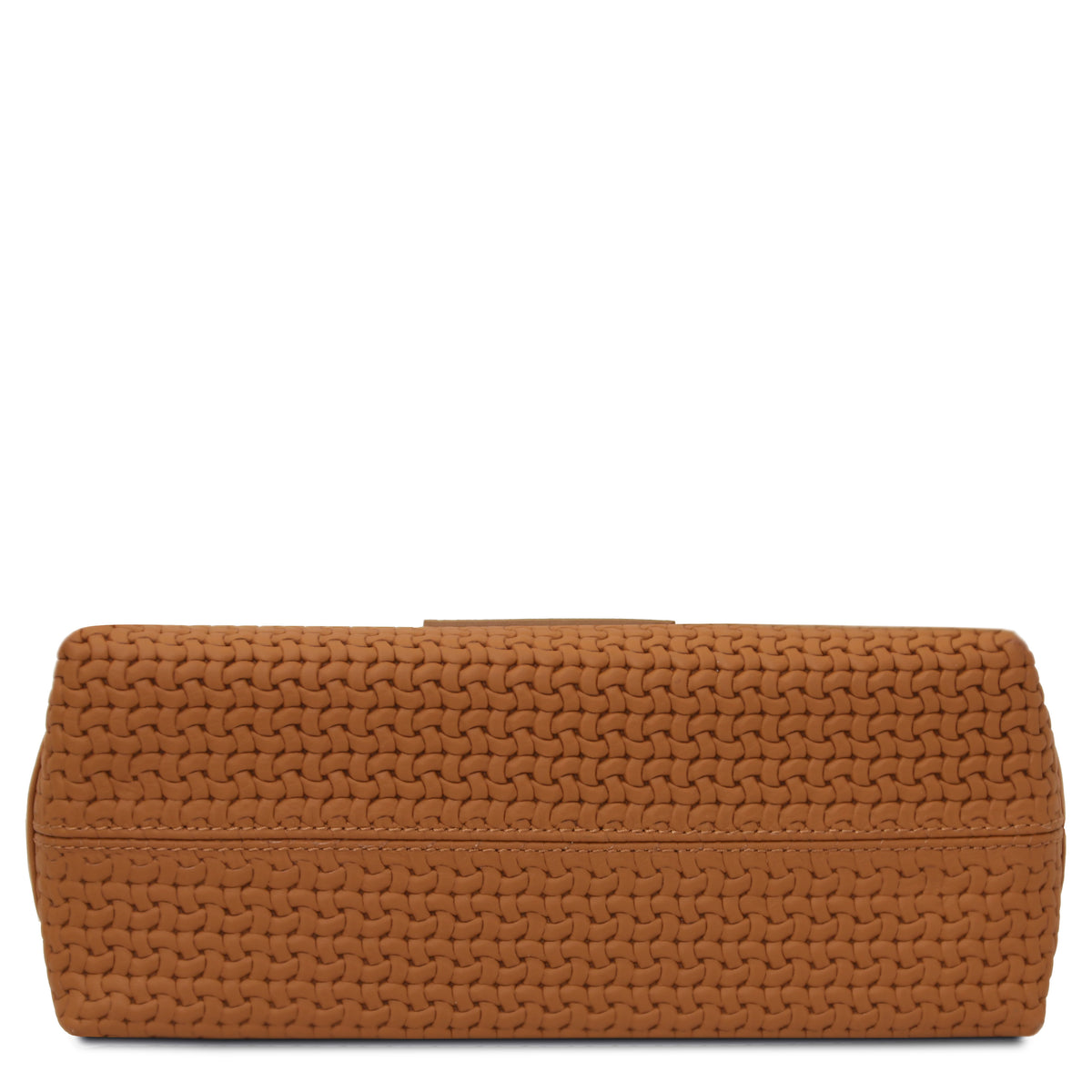 Dedalo Woven printed leather shoulder bag