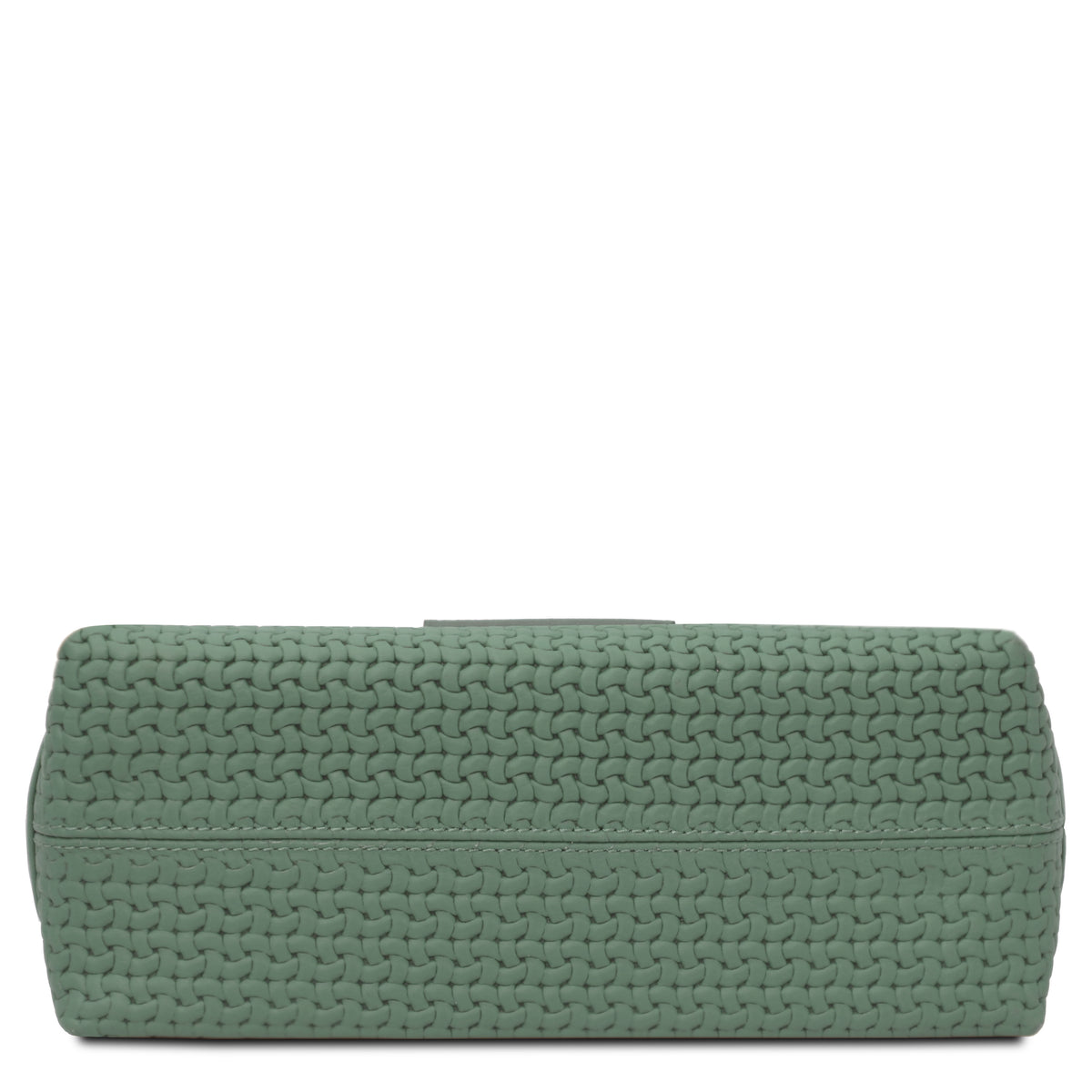 Dedalo Woven printed leather shoulder bag