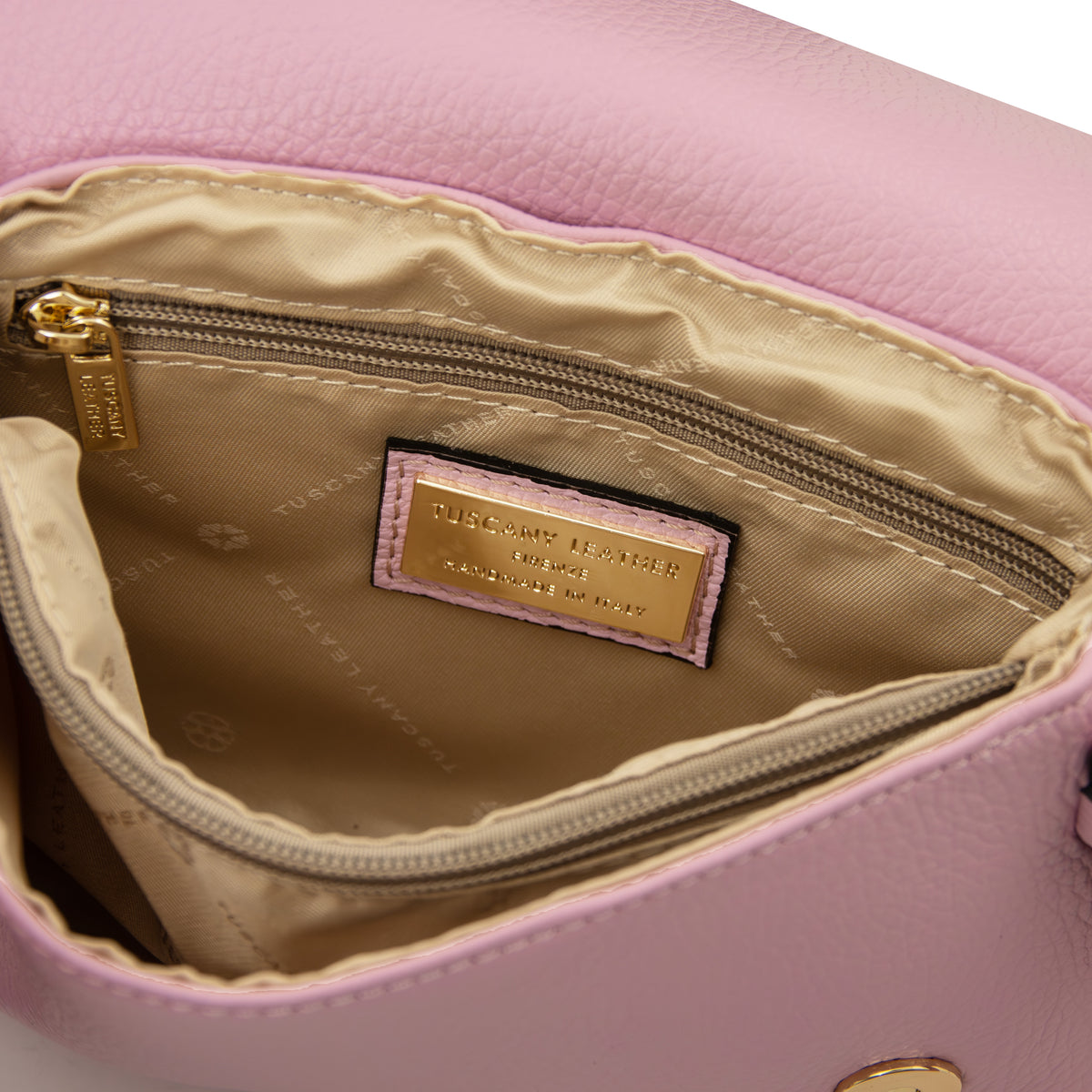 Biscuit Soft leather shoulder bag
