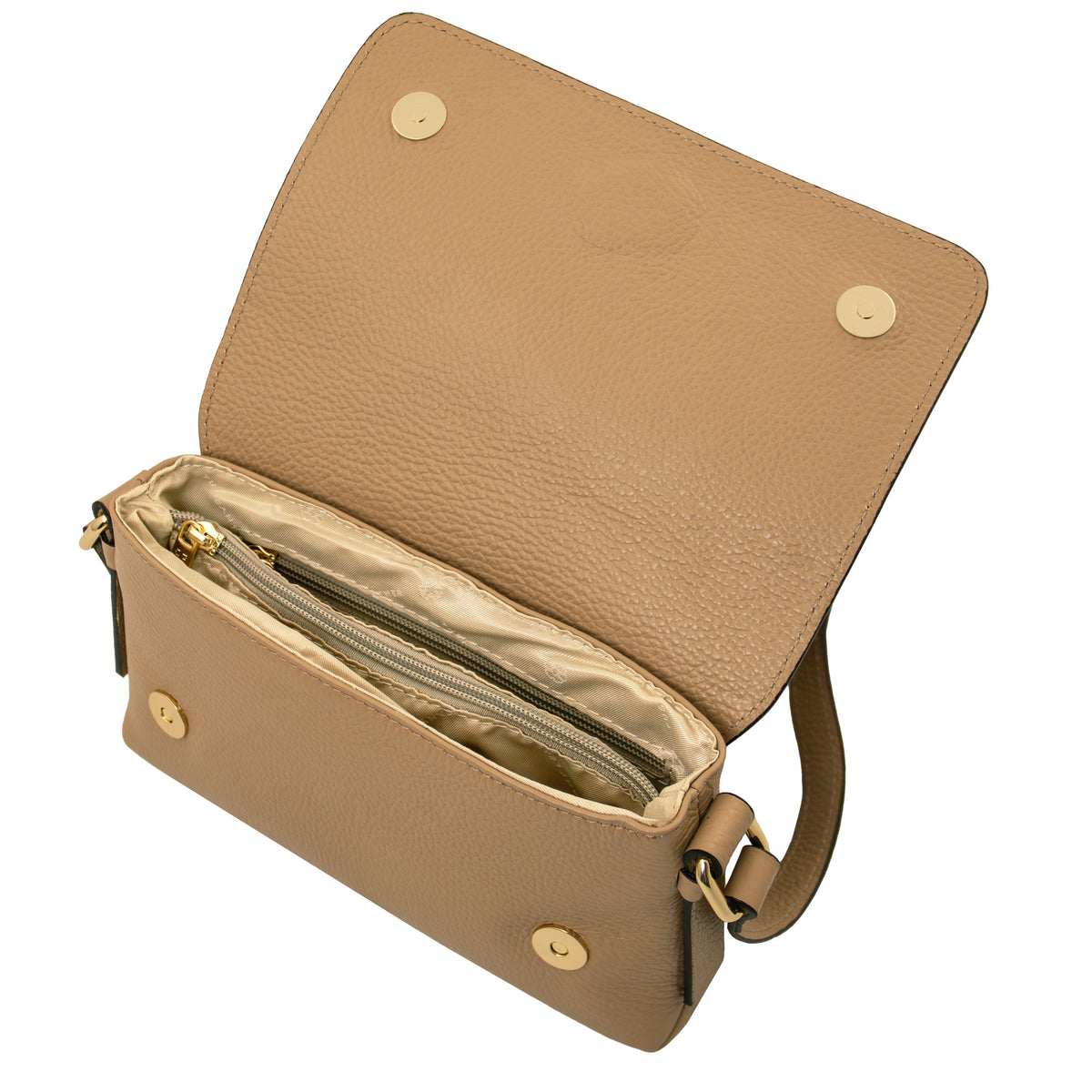 Biscuit Soft leather shoulder bag