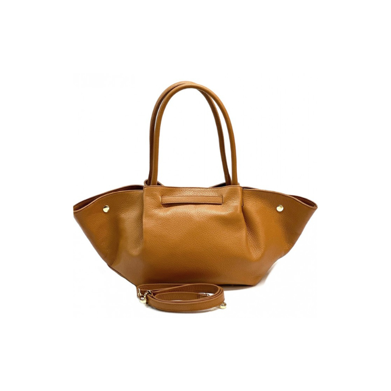 Vivara Italienische Ledertasche im Tote-Stil